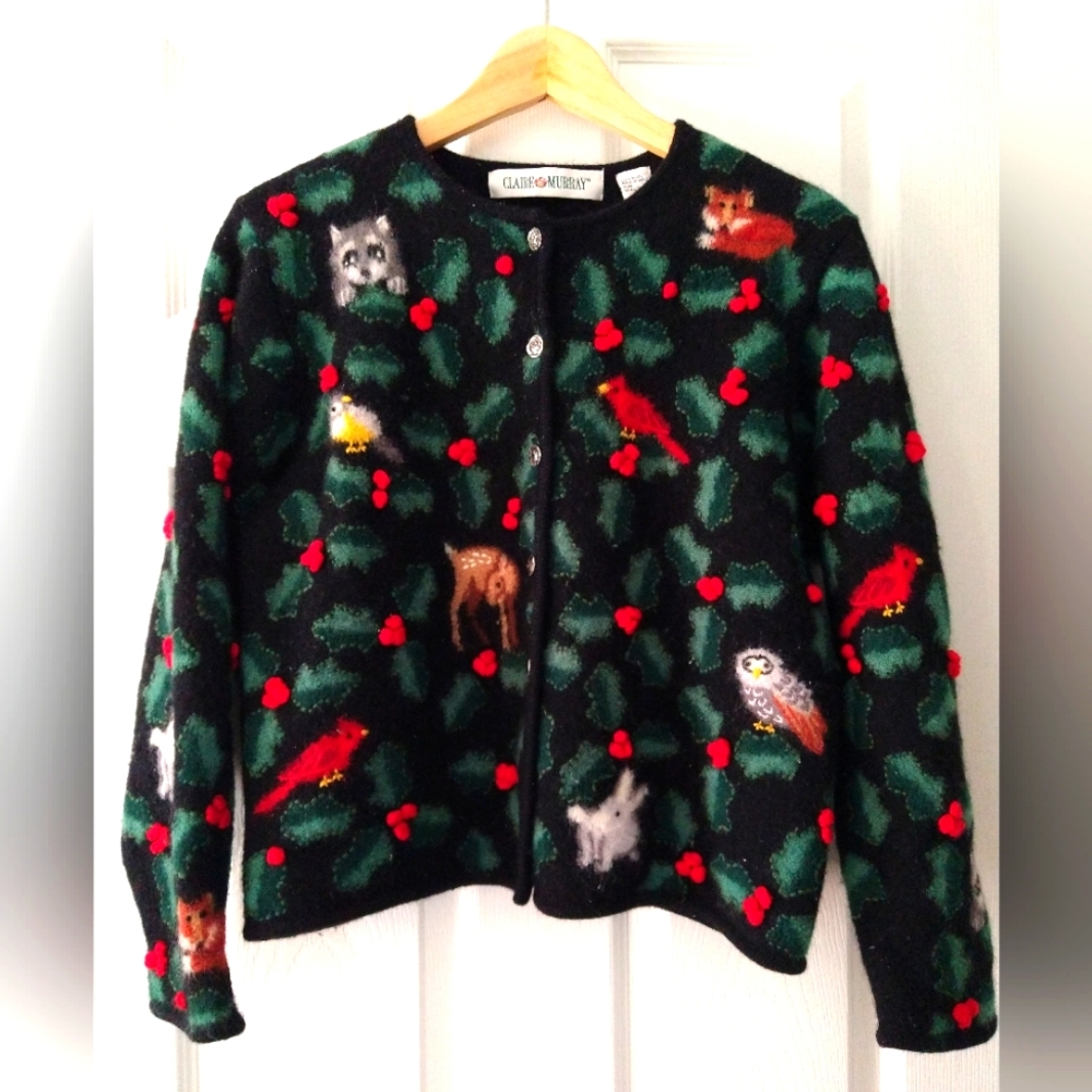 Claire Murray Winter Cardigan 100% wool XL